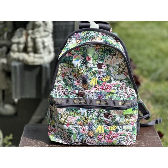 Lesportsac backpack Exclusive Chistie Shinn Hawaii Fresh fruits Limited Edition - Picture 10 of 10